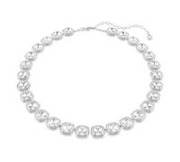 Swarovski Una Angelic Collar, Talla Cojín, Blanco, Baño De Rodio