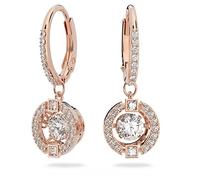 Swarovski Una Colección pendientes colgantes, talla redonda