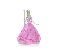 Swarovski Wicked Glinda Upland, Figura de Glinda de la Película Wicked, 1.050 Facetas, Incl. Cristales Decorativos y los Colores Característicos como el Vestido Rosa y su Pelo Rubio, Rosa
