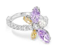 Swarovski x Ariana Grande Anillo con motivo, Tallas mixtas, Libélula, Baño de rodio