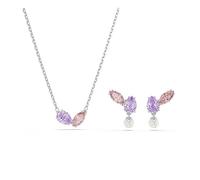 Swarovski x Ariana Grande Conjunto, Tallas mixtas, Multicolor, Baño de rodio