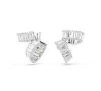 Swarovski Pendientes ear cuff Ariana Grande x Swarovski, Talla baguette, Blancos, Baño de rodio