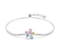 Swarovski x Ariana Grande Pulsera, Tallas mixtas, Flor, Multicolor, Baño de rodio