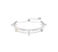 Swarovski x Ariana Grande Pulsera Tennis, Tallas mixtas, Multicolor, Baño de rodio