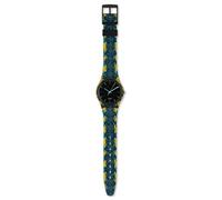 Swatch GB254 - Reloj analógico de Cuarzo para Mujer, Correa de Goma Multicolor