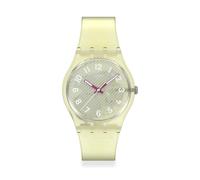 Swatch Gent Reloj de Cuarzo Unisex de Cuarzo Resistente al Agua, Amarillo, Casual