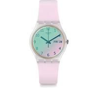 Swatch Reloj Analógico para Unisex Adultos de Cuarzo con Correa en Silicona GE714