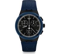 Swatch Reloj cronógrafo de Cuarzo para Hombre con Correa de Silicona SUSB418, Pulsera