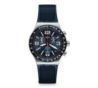 Swatch Reloj Cronógrafo para Hombre de Cuarzo con Correa en Caucho YVS454