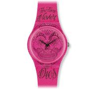Swatch Reloj de cuarzo Unisex Time Never Dies Pink 34 mm