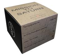 Swatch Reloj de pulsera MoonSwatch Omega x Mission to Saturn de piel de avestruz, marrón