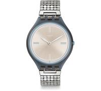 Swatch Reloj Digital para Unisex de Cuarzo con Correa en Acero Inoxidable SVOM101GA