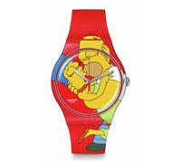 Swatch - Reloj en plástico, Rojo