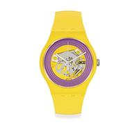 Swatch Reloj New Gent Bio SO29J100 Purple Rings Yellow, Correa