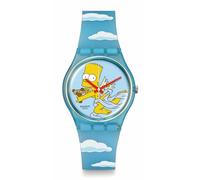 Swatch Reloj The Simpsons Angel Bart Edición San Valentín, Azul, M, Clásico