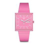 Swatch SO34P700 - Reloj Casual, Rosa, Correa