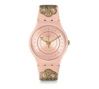 Swatch SUOP108 - Reloj analógico de Cuarzo Unisex para Adultos con Correa de Tela