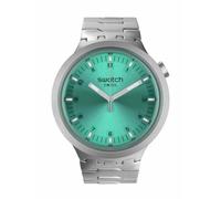 Swatch Vestido Unisex Turquesa Acero Inoxidable Cuarzo Big Bold Aqua Shimmer, Turquesa, Big Bold