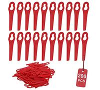 SWAWIS 200 Cuchillas de Repuesto para Cortabordes de Césped, Cuchilla para Cortadora de Césped de Plástico, Accesorios para Cortadora de Césped para FRT18A FRT18A1 Art 46155 FRT20A1