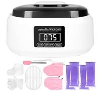 SWAWIS Baño de Parafina para Manos y Pies, 3500 ml Capacidad Hidrata, Suaviza y Revitaliza tu Piel Maquina Parafina con 1800g Cera y Accesorios