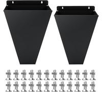 SWAWIS Embudo de masacre para aves de corral, recolector de pollos escalable mediano 26 x 17,5 x 33,5 cm + grande 26 x 22,6 x 33,5 cm para procesamiento de aves de corral de granja para pollos grandes