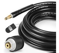 SWAWIS Manguera Hidrolimpiadora 10M 180 Bar para Kärcher K2 K3 K4 K5 K6 K7 Hidrolimpiadora Manguera Flexible de Limpieza de alta Presión con Accesorios de Conexión Rápida y Pieza Adaptadora