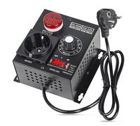 SWAWIS Regulador de Voltaje Regulador de Velocidad 220V AC 9A 4000W Regulador de Tensión para Control de Luz, Control de Temperatura, Control de Velocidad