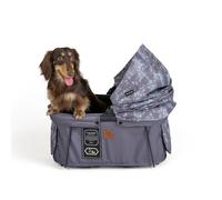 Sway2 - Asiento de coche y transportador para mascotas, asiento elevador 2 en 1 para perros y gatos pequeños