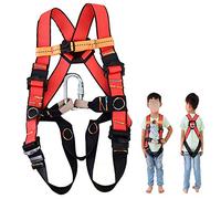 SwaYve Cinturón de Seguridad para Trabajo Aéreo para Niños Arnés de Escalada de Cuerpo Completo Equipo de Protección Contra Caídas para Entrenamiento en Expansión Al Aire Libre Espeleología Equipo de
