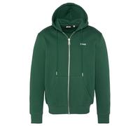 SWCASUAL3 - Sudadera con Capucha con Cremallera y Bordado Schott, con Capucha, Verde, L