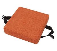 SWD TWTH Cojines para silla, cojines antideslizantes para sillas de comedor, cojines de asiento cuadrados lavables, tapete para silla para taburete, jardín, interiores y exteriores (25 x 25 x 5 cm,