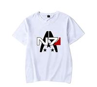 Swdan Camiseta Unisex, Mass Effect N7 T-Shirt Hombre,Disfraz De Cosplay para Mujer Y Hombre Camiseta De Juego