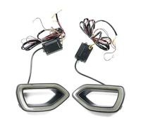 SWDJILNV Luz Intermitente Para Charger SRT 2015 2016 2017 2018 2019 2020 2021 Lámpara Antiniebla Dinámica LED Para Automóvil Luz Señal Giro Para Rejilla Central Delantera