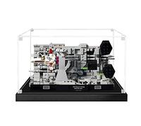 SWDZ Vitrina para Lego Star Wars Death Star Trench Run Diorama 75329, vitrina acrílica para Lego 75329 (modelo no incluido), tamaño: 26 x 20 x 14 cm