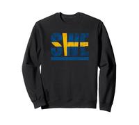 SWE Bandera de Suecia Herencia Sueca Hombres Mujeres Niños Sudadera