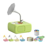 Sweako Kids Gramophone, Treatregard Kids Phonograph,Toddler Phonograph with 99 Cards, for Gift Boys Girls Educational Interactive Gift (Green)
