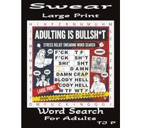 Swear Word Search Puzzle Book: swear word search, large print for adults