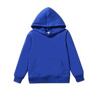 Sweat à capuche pour enfants en coton doux, manches longues, motif patchwork, pull-over unisexe pour garçons et filles de 3 à 6 ans, idéal pour l'école et les activités en plein air (BU1, 6-7 Years)