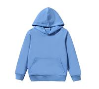 Sweat à capuche pour enfants en coton doux, manches longues, motif patchwork, pull-over unisexe pour garçons et filles de 3 à 6 ans, idéal pour l'école et les activités en plein air (BU2, 5-6 Years)