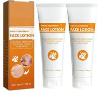 Sweat-Absorbing Lotion, Face Antiperspirant, AntiSweat for Face, Forehead and Scalp and Oily FaceControl, SweatAbsorbing FaceLotion, 50ml/pc (2)