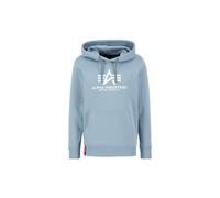 Alpha Industries Basic Big Logo Hoodie Sudaderas con capucha Talla M - Gris azul