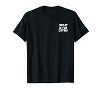 Sweat is Fat Crying - Edición White Cloud de Active Gym Camiseta