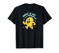 Sweat Is My Therapy Running Workout Funny Camiseta