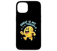 Sweat Is My Therapy Running Workout Funny Carcasa para iPhone 13