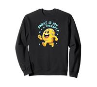 Sweat Is My Therapy Running Workout Funny Sudadera