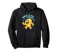 Sweat Is My Therapy Running Workout Funny Sudadera con Capucha