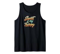 Sweat is my Therapy Workout Fitness Gym Camiseta sin Mangas
