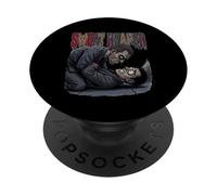 Sweat Reaper - Arte brasileño de Jiu Jitsu Hard Roll PopSockets PopGrip Adhesivo