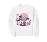 Sweat Vague Hokusai Femme - La Grande Vague de Kanagawa Sudadera