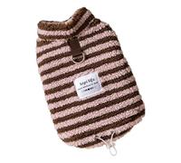 Sweater de Perros - Ropa de vellón a Rayas para Mascotas | Jumper cálido, de Invierno para Chicos de Perros, Top de Cuerda Suave para Navidad, Halloween, Paseos al Aire Libre y Comodidad